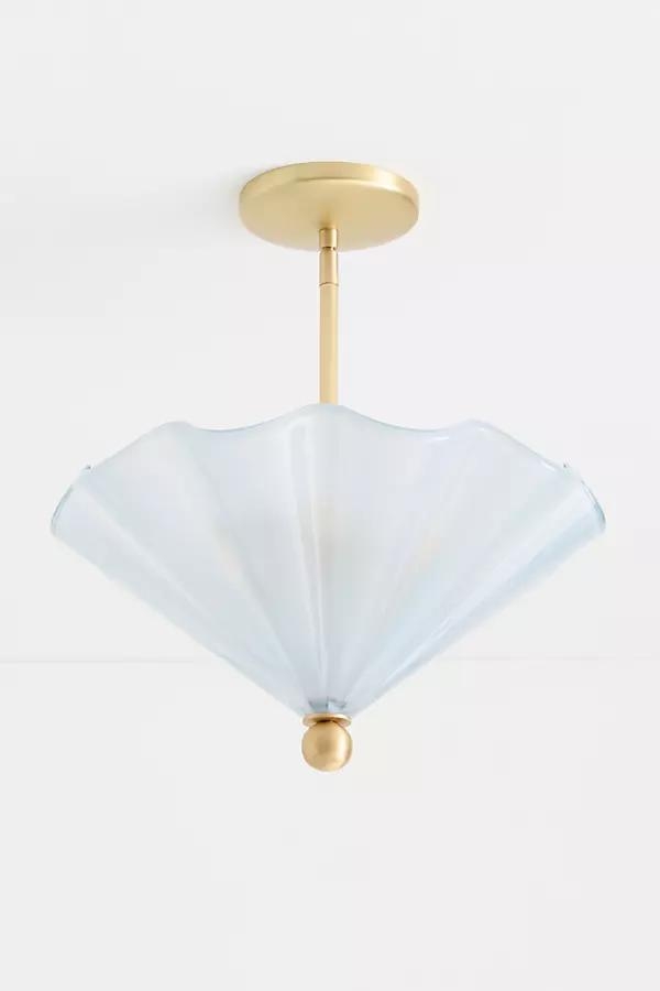 Wave Colored Glass Flush Mount - Image 0