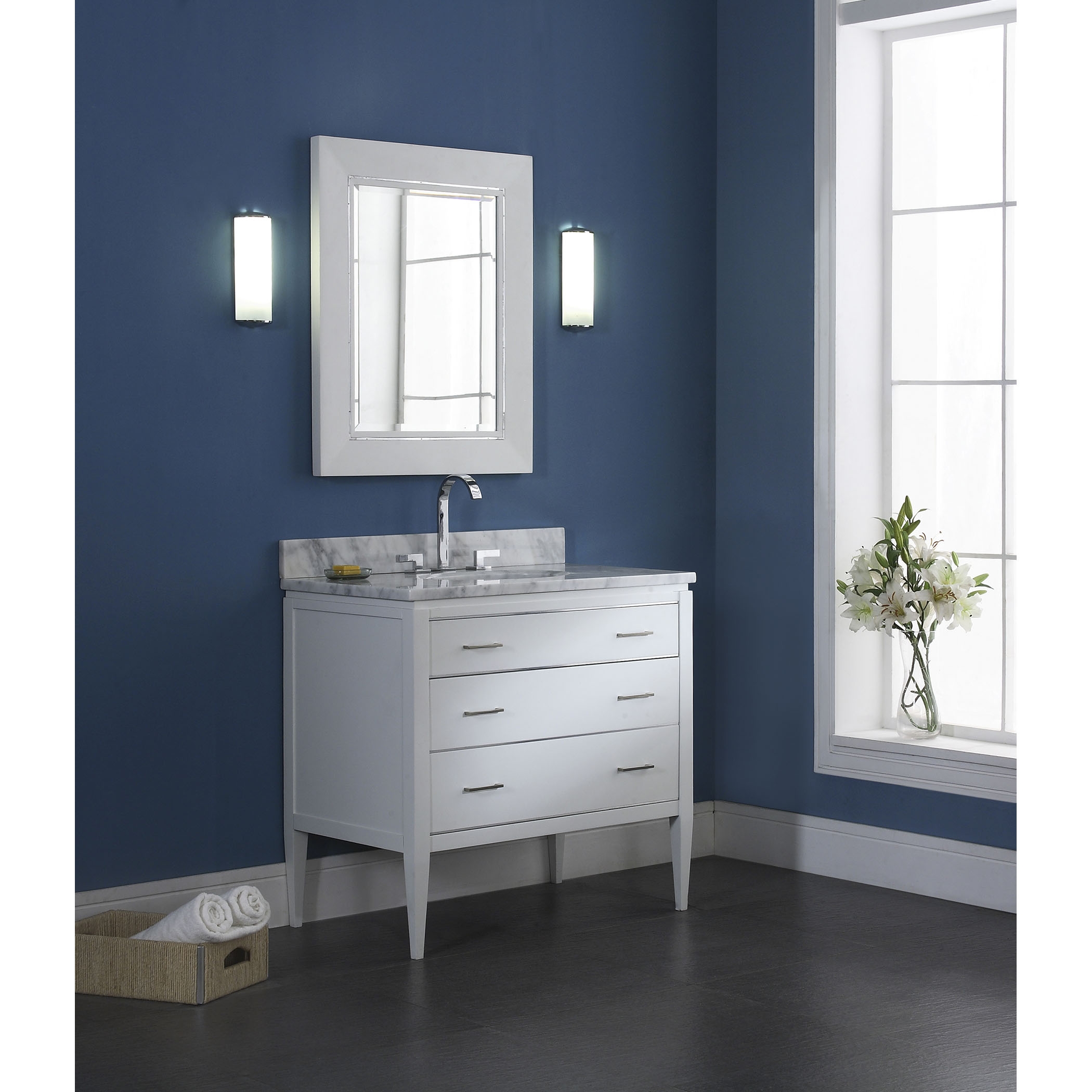 Manhattan 36-inch Vanity - White - Image 2