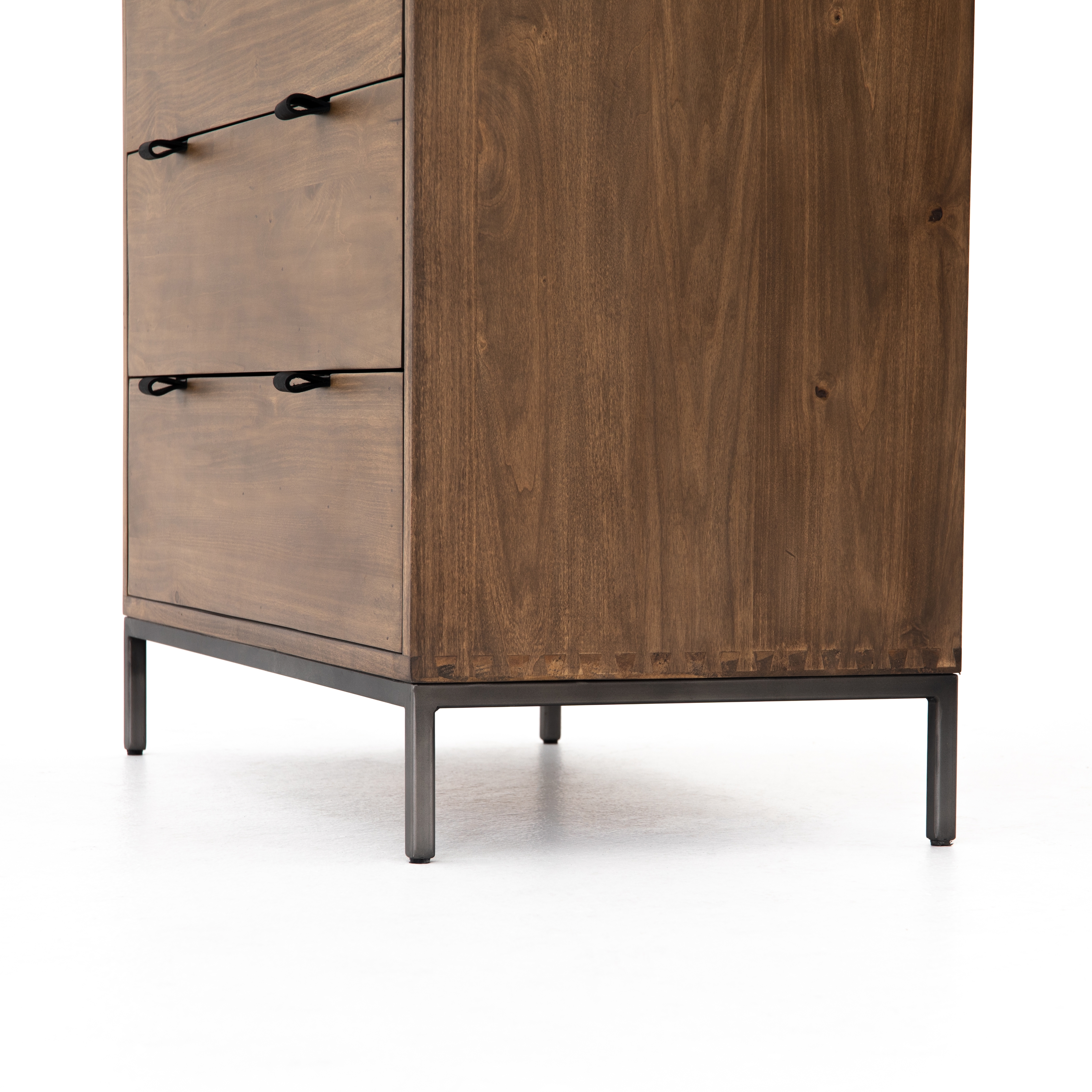 Trey 5 Drawer Dresser-Auburn Poplar - Image 3