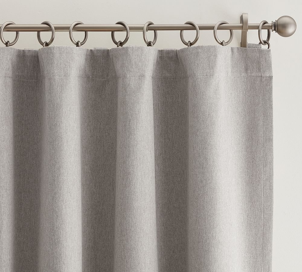 Peace &amp; Quiet Noise-Reducing Curtain, 50 x 108", Gray - Image 0