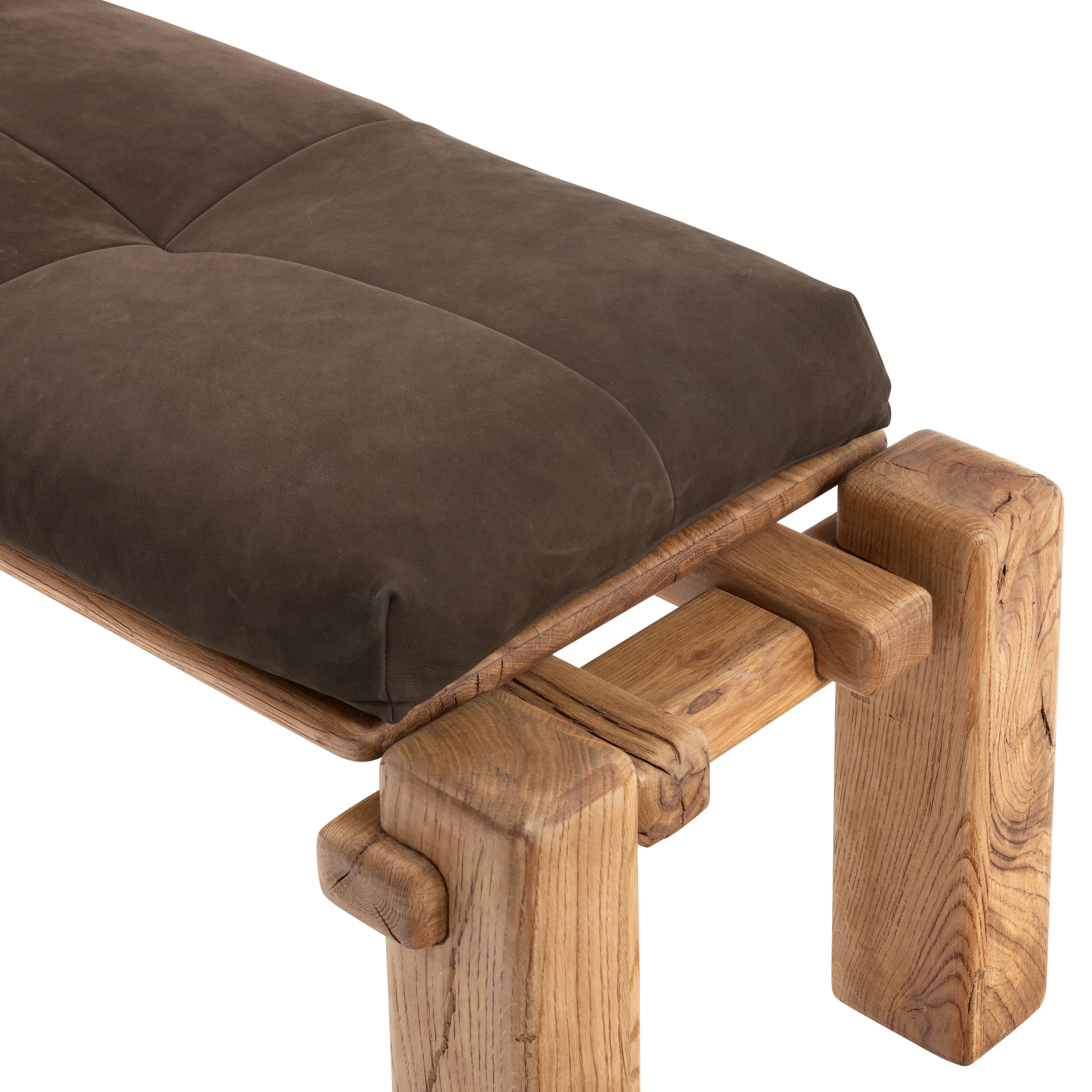 Marcia Accent Bench - Nubuck Cigar - Image 5