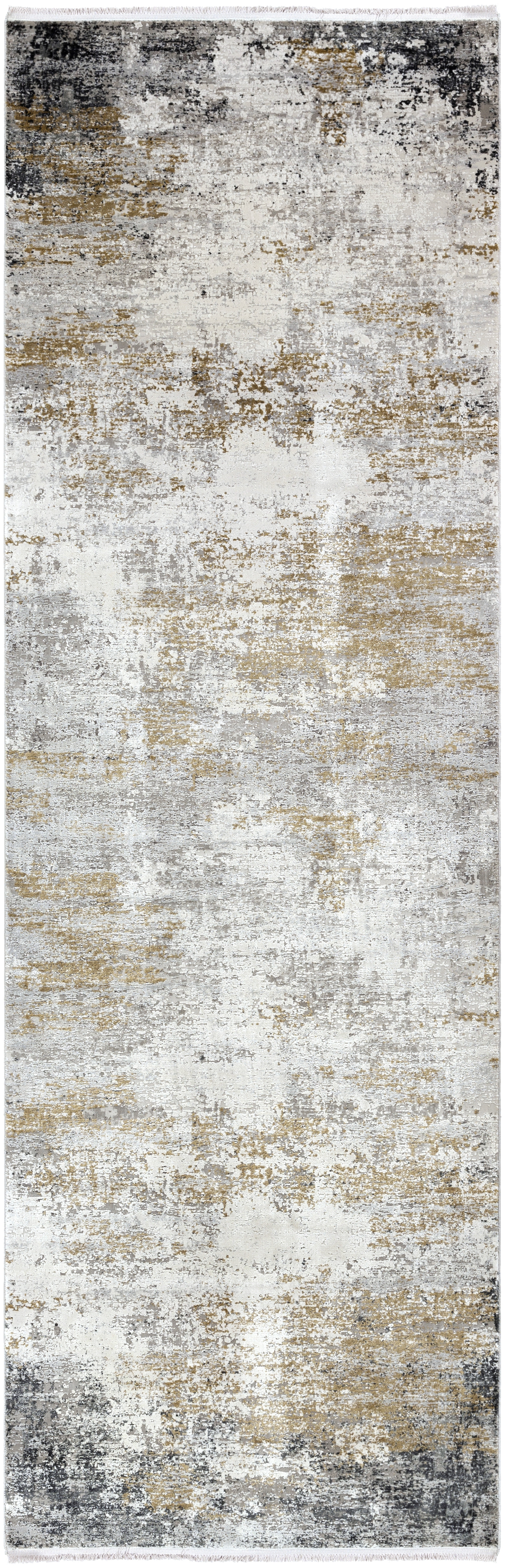 Solar Beige Indoor 3'3" x 9'10" Machine Woven Rug - Image 0
