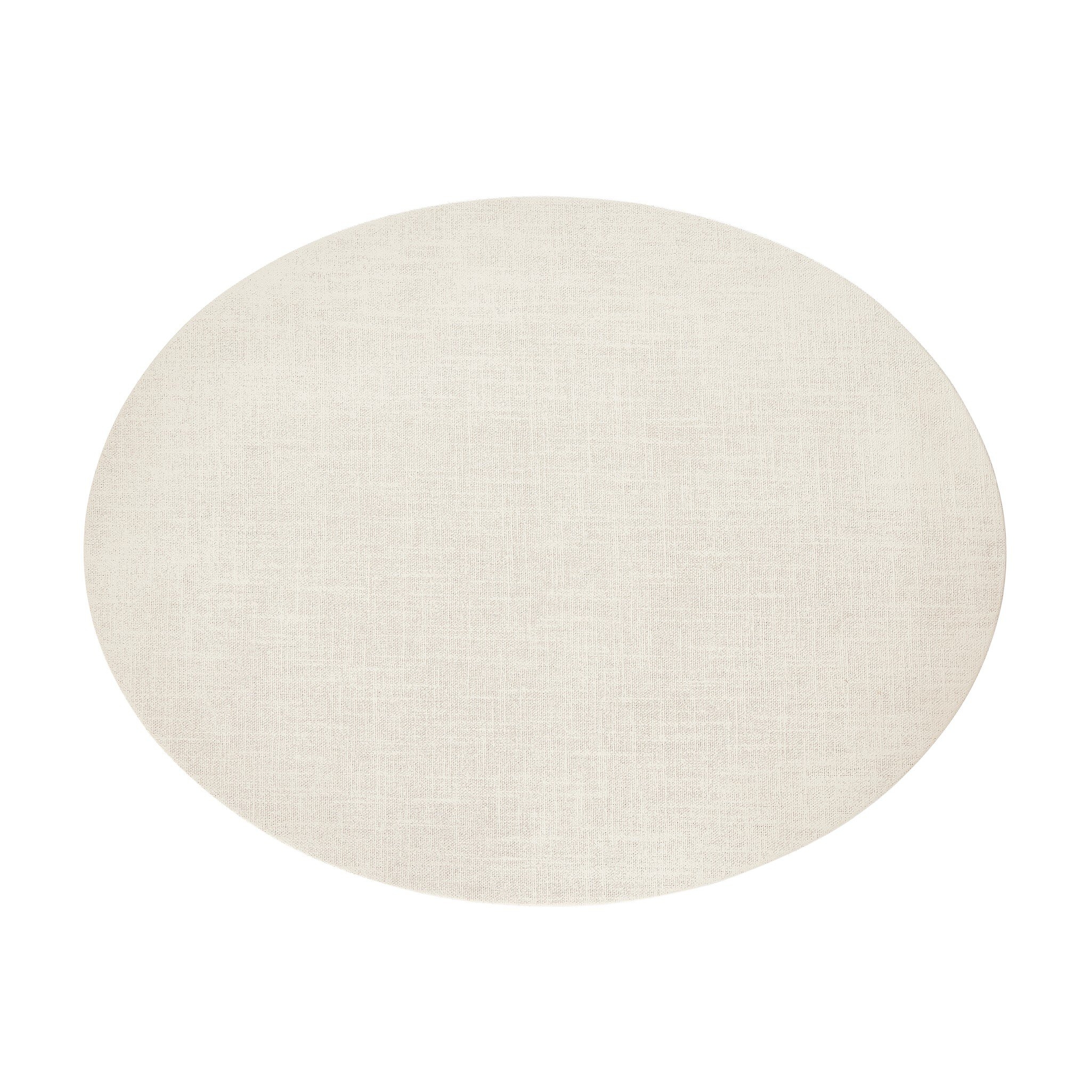 Amelia Oval Nightstand - Ivory Painted Linen - Image 9