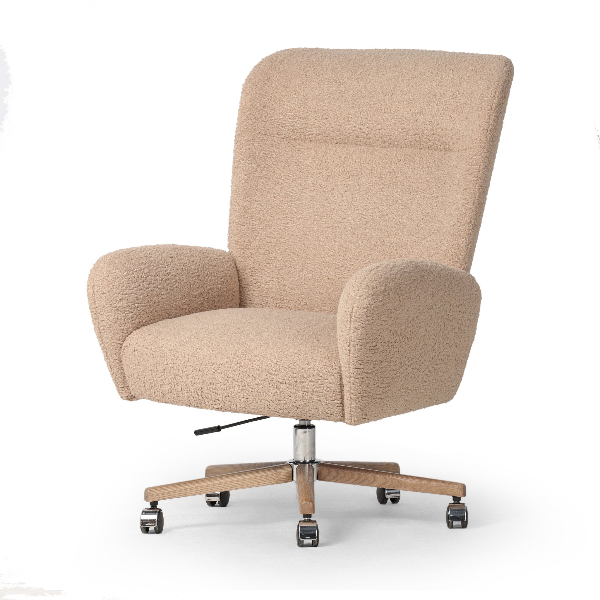 Cade Desk Chair - Sheepskin Camel - Image 0