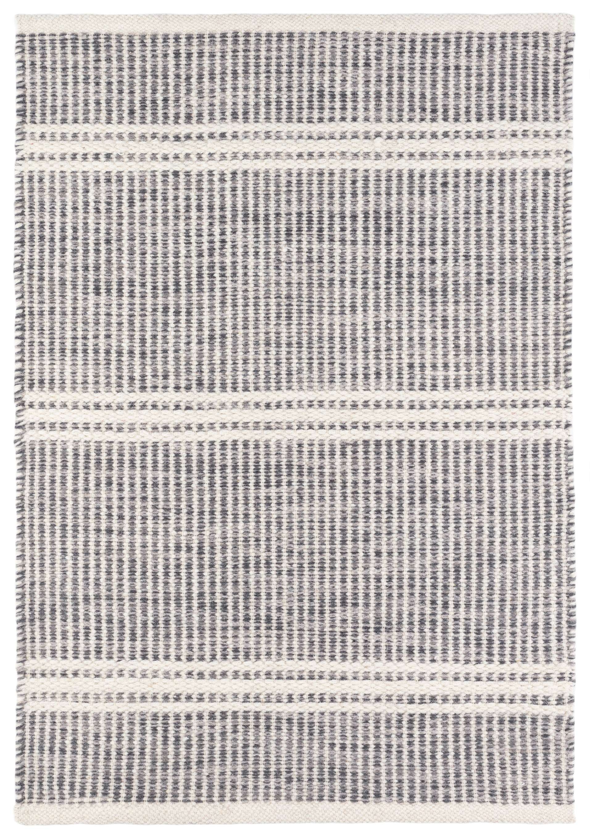Malta Grey Handwoven Wool Rug - Image 0