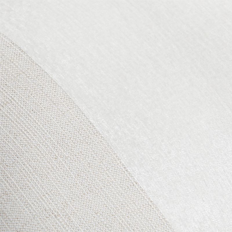 Sunbrella ® 20"x20" Ivory Arlo Stripe Outdoor Throw Pillow - Image 2