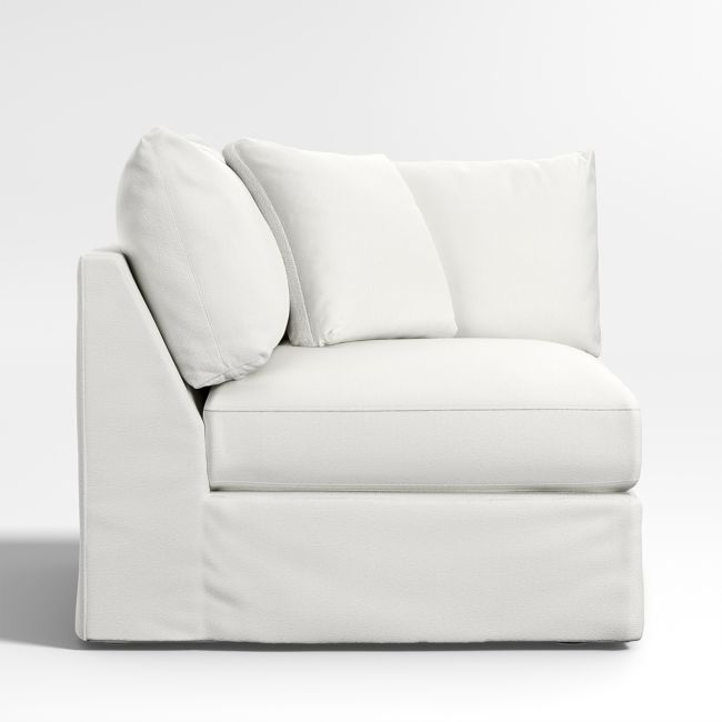 Willow II Slipcovered Corner Chair - Image 0