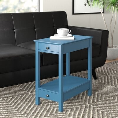 Cymone 2 Drawer End Table with Storage - Image 0