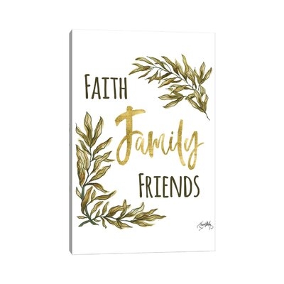 Faith Family Friends by Elizabeth Medley - Gallery-Wrapped Canvas Giclée - Image 0