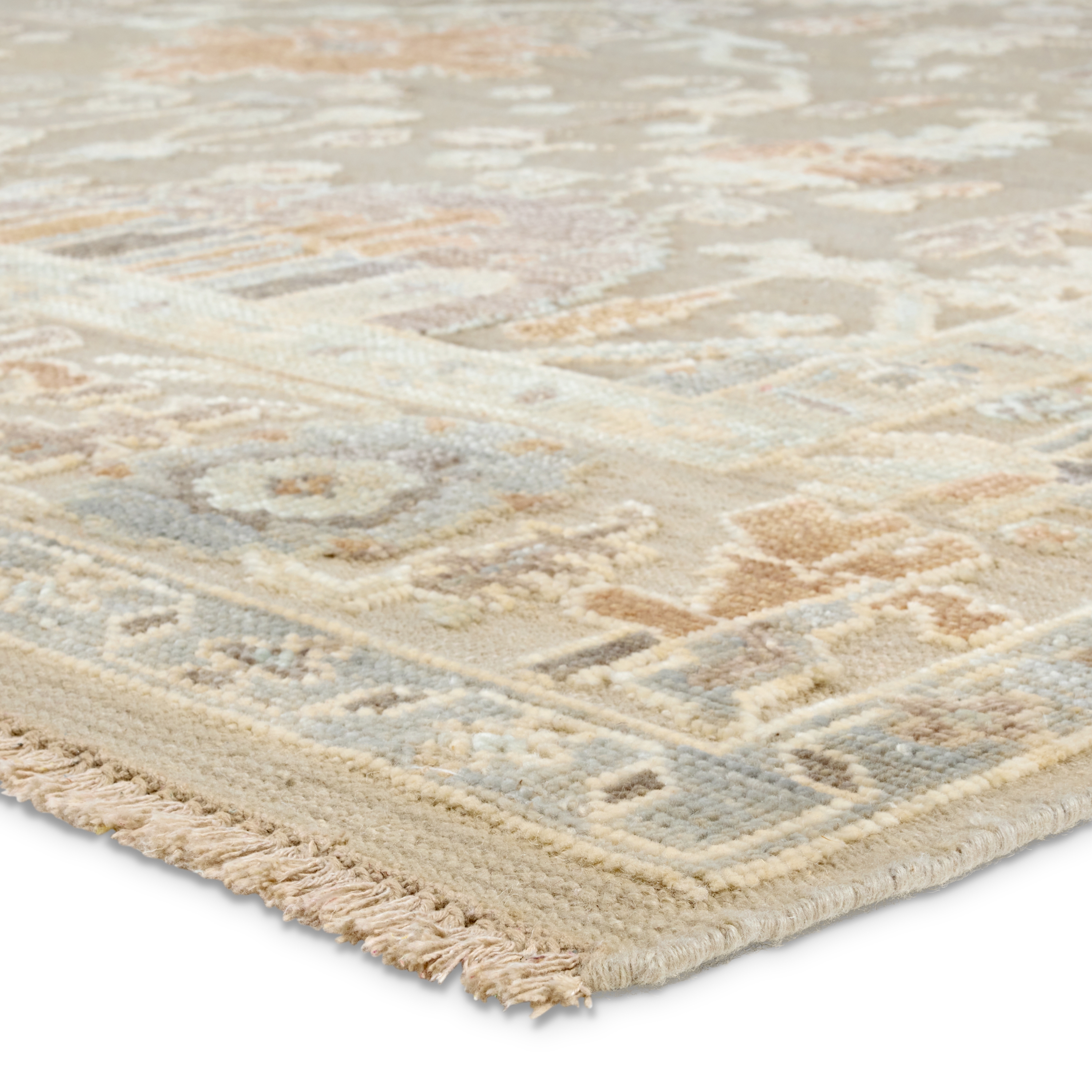 Meirion KYD02 Handknotted Oriental Gray Area Rug (8'x10') - Image 1
