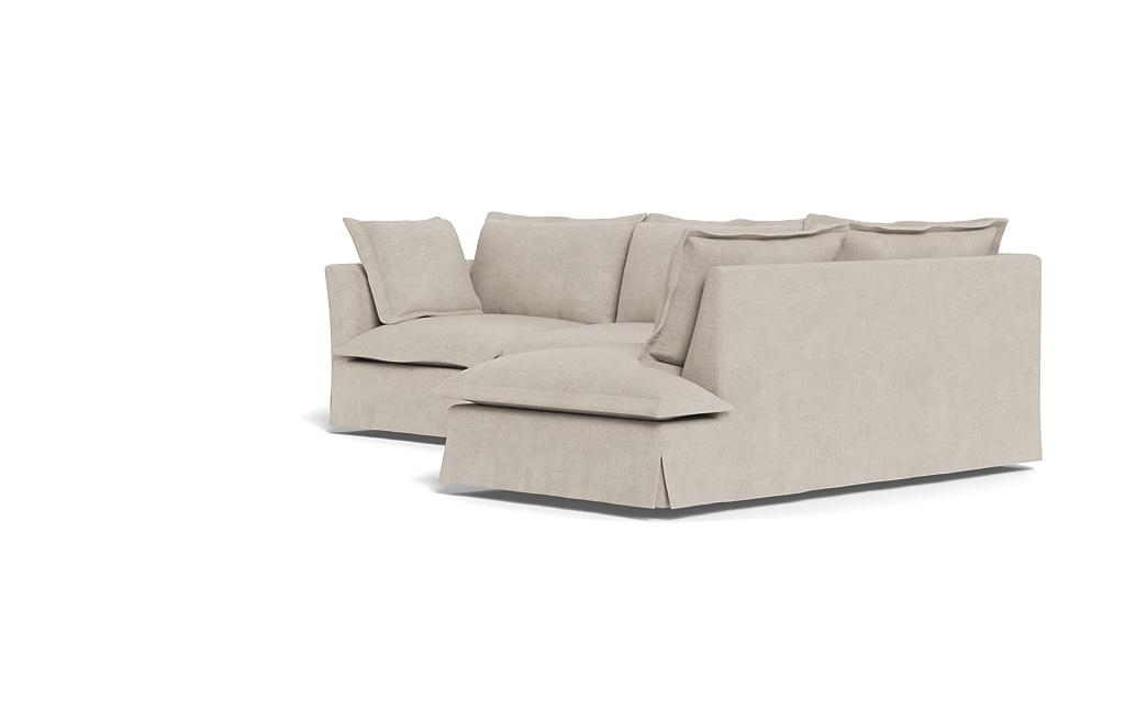 Skylar Slipcovered 3-Seat Right Bumper Sectional - Image 2