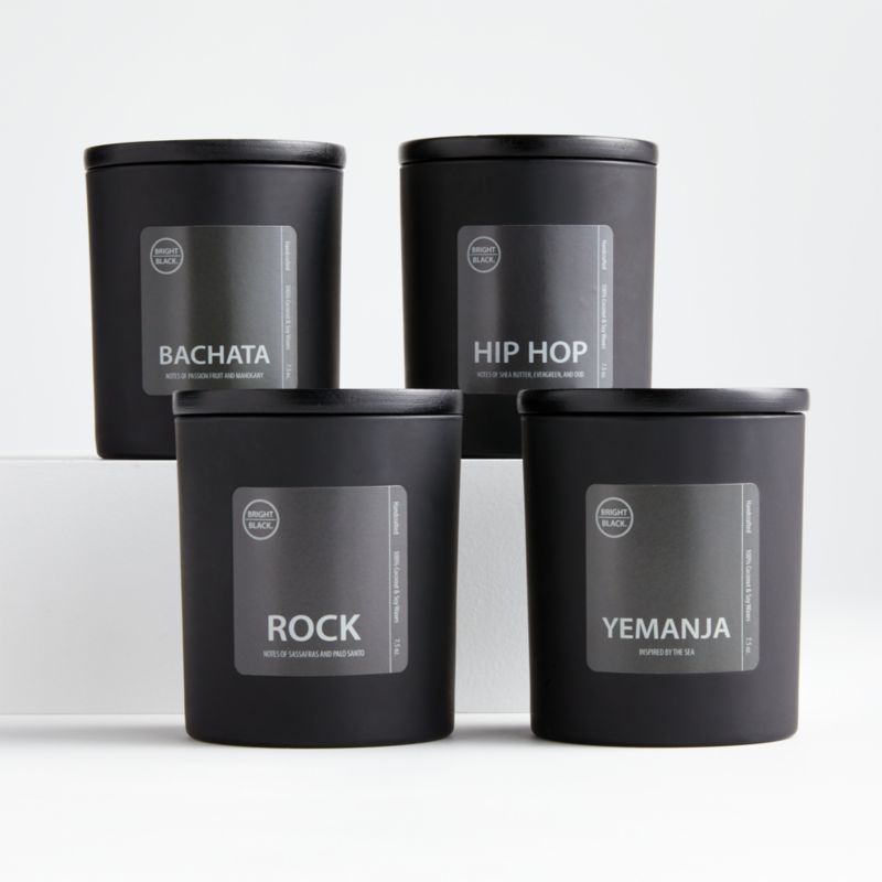 Bright Black Bachata Passion Fruit and Mahogany Scented Candle - Image 3