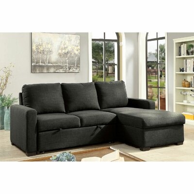 Pippin 92" Wide Right Hand Facing Sleeper Sofa & Chaise - Image 0