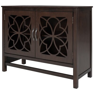 U-Style Wood Accent Buffet Sideboard Storage Cabinet With Doors And Adjustable Shelf, Entryway Kitchen Dining Room - Image 0