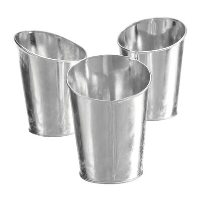 Galvanized Vases - Wedding - Candle Holders & Accessories - 3 Pieces - Image 0