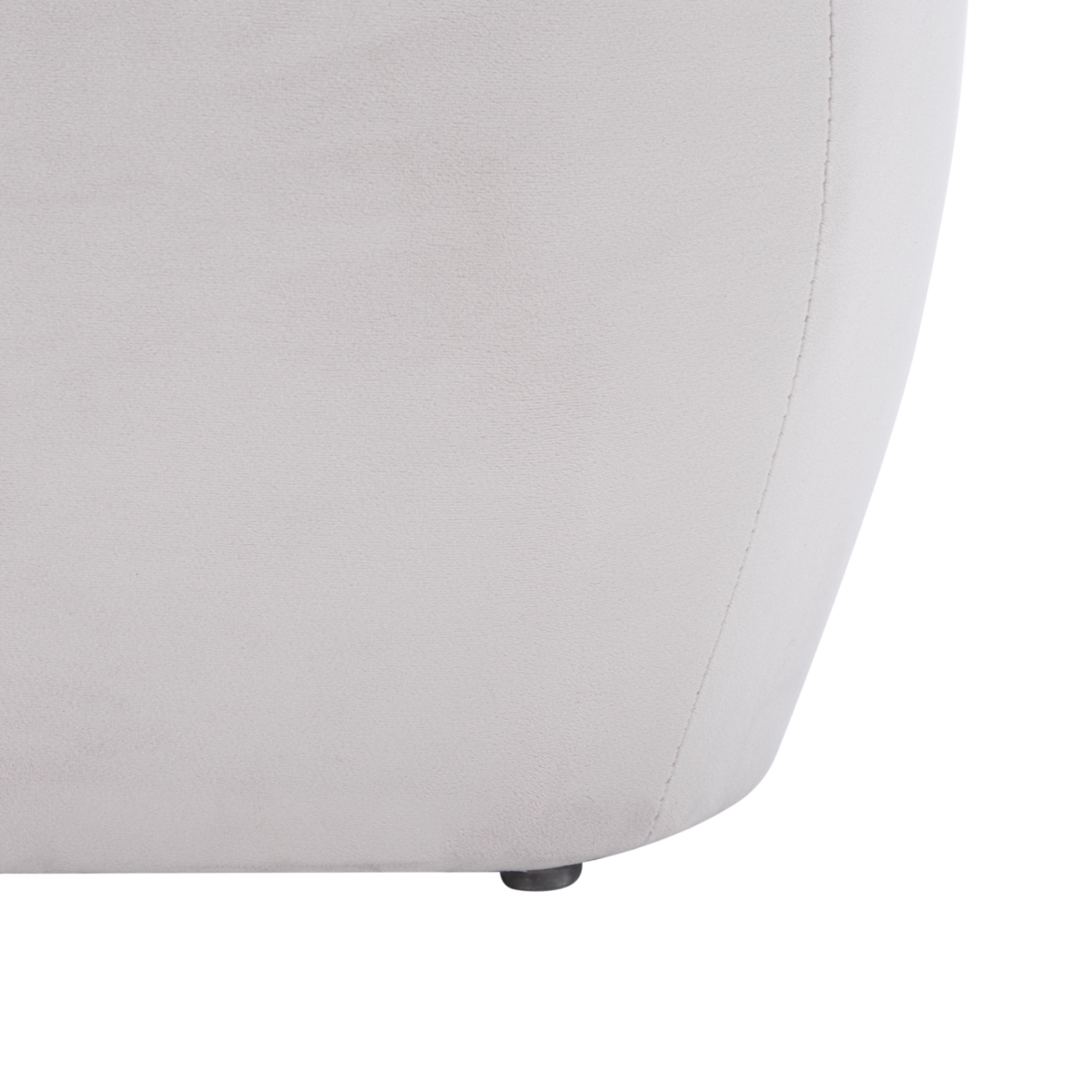 Whitley Rectangular Ottoman - Greige - Safavieh - Image 3