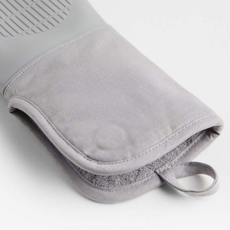 Silicone Grey Oven Mitt - Image 4