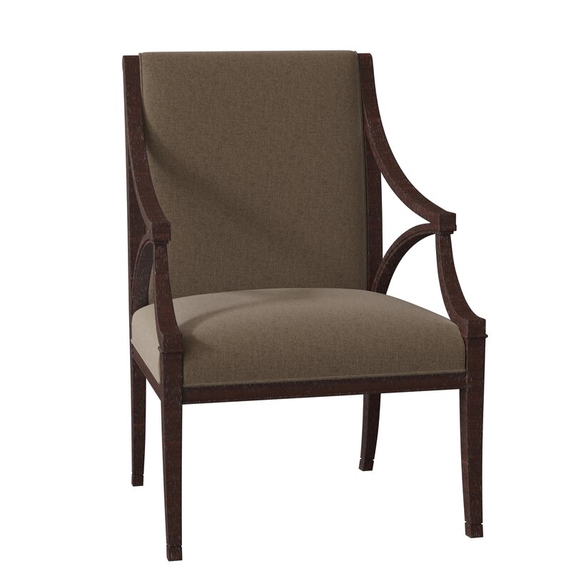 Fairfield Chair Granger Armchair Body Fabric: 3160 Almond, Leg Color: Espresso - Image 0