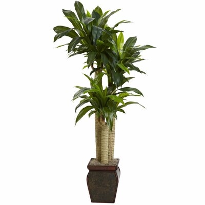 43" Artificial Foliage Plant in Decorative Vase - Image 0