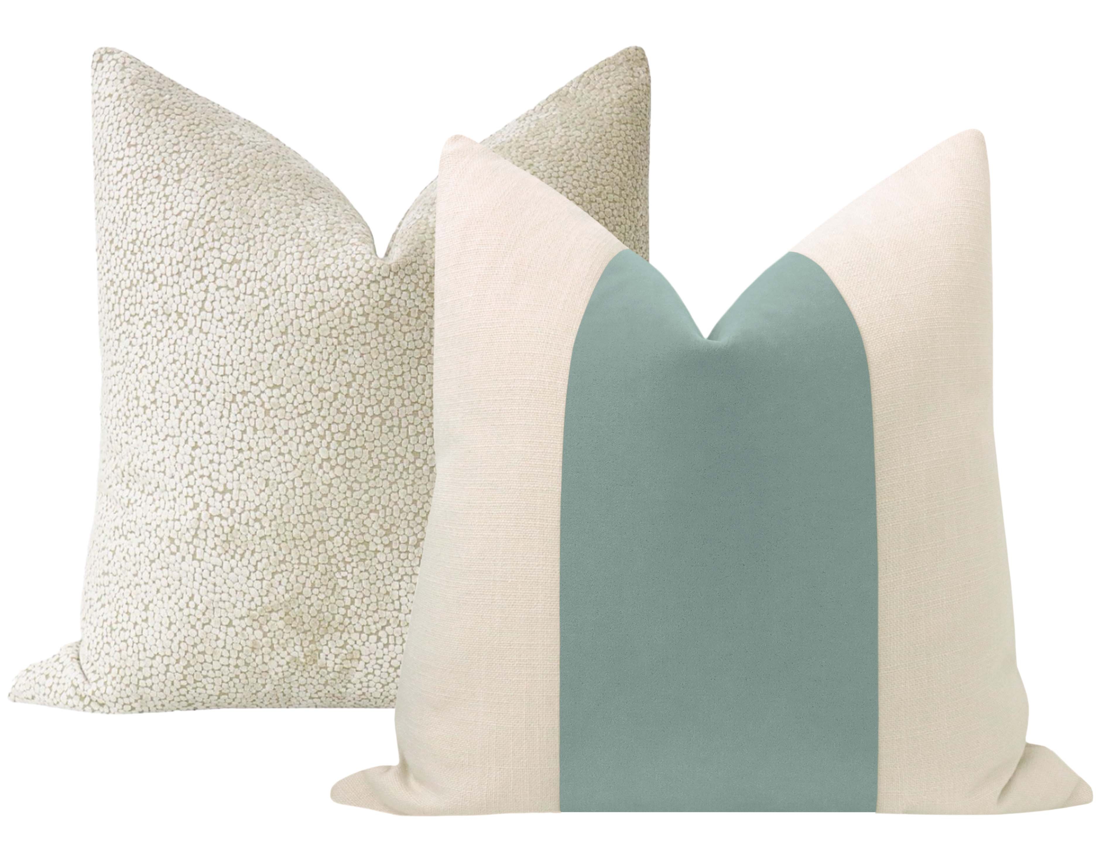 PANEL :: MOHAIR VELVET // CERULEAN BLUE - 14" X 36" - Image 3