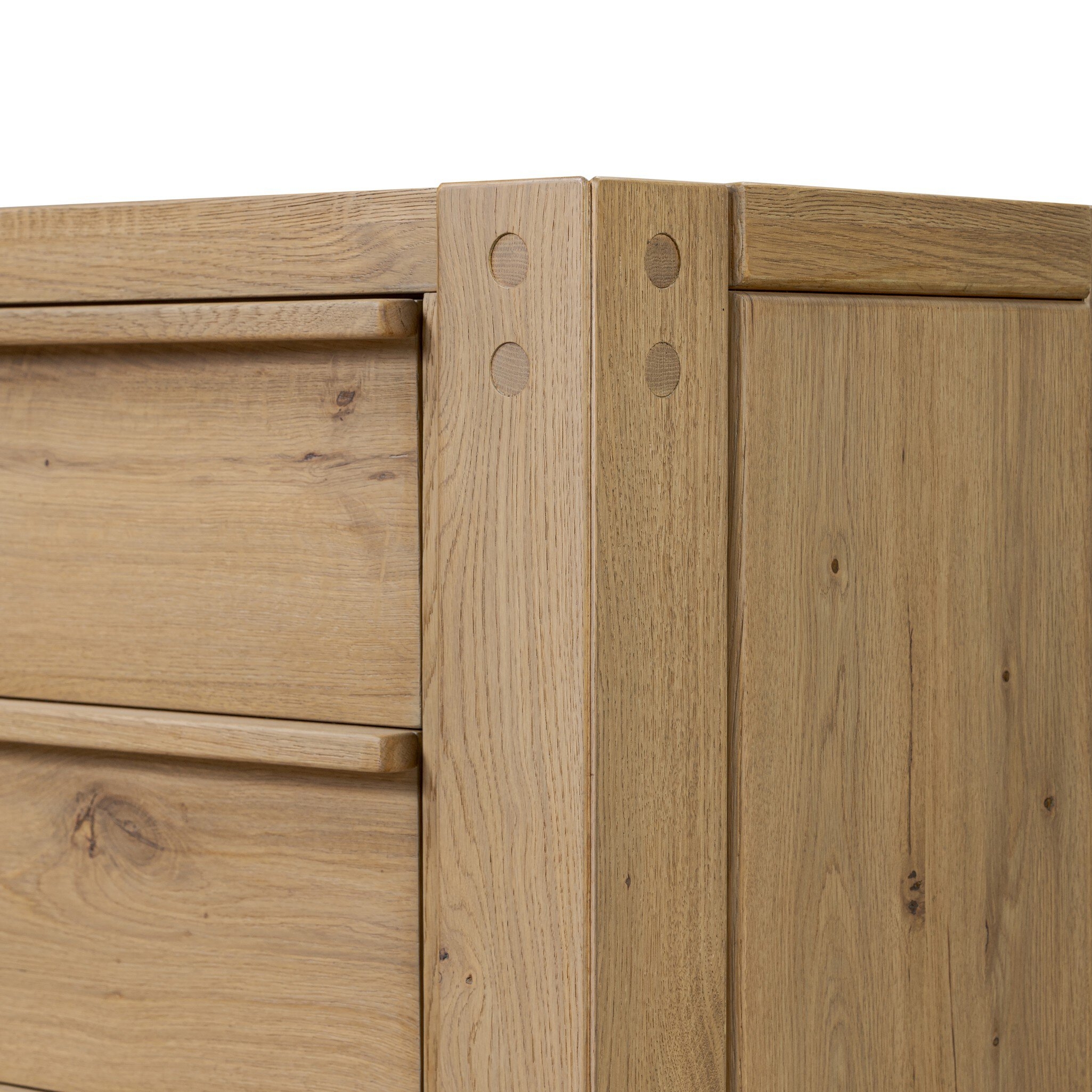 Emmer 6 Drawer Dresser - Aged Smoked Oak Veneer - Image 11