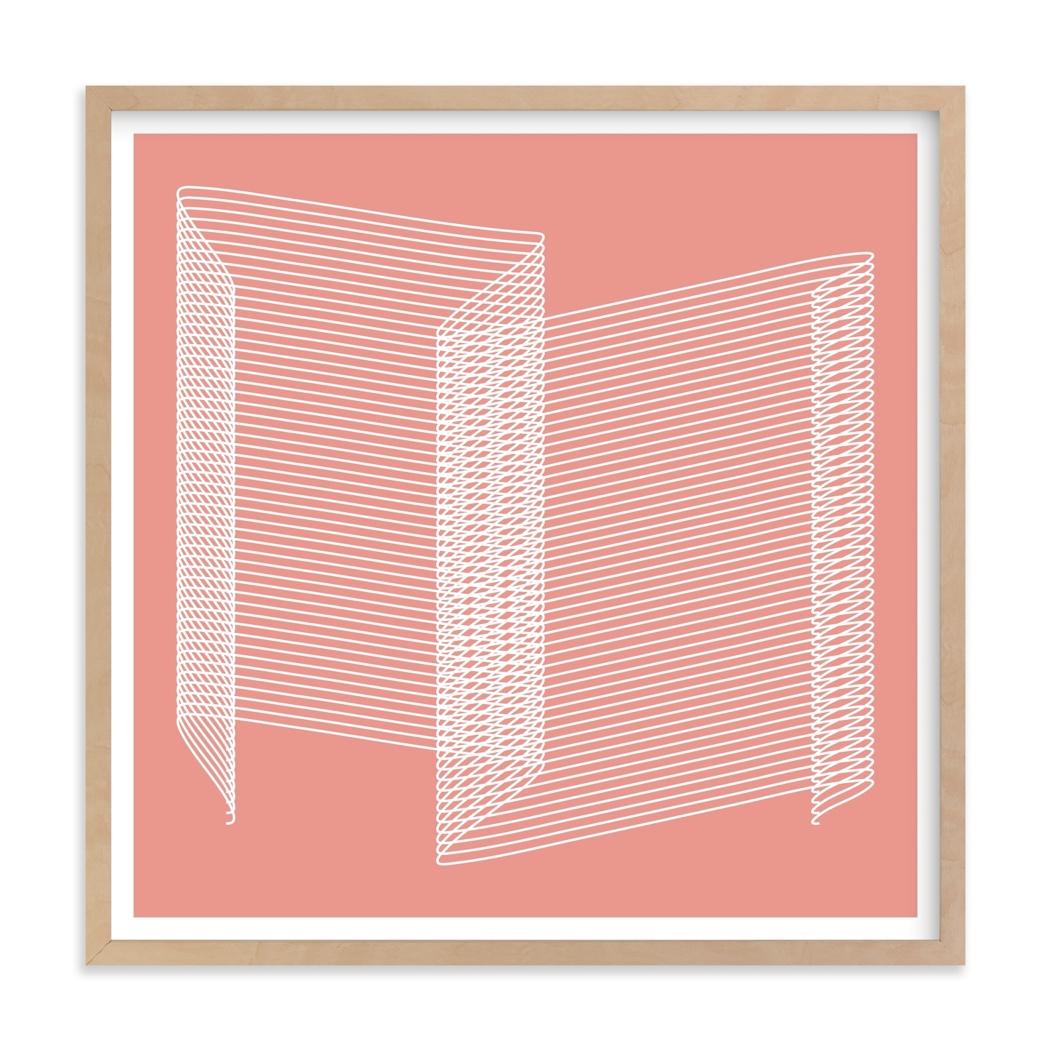 Pink And Lines Limited Edition Fine Art Print 2 - Image 0