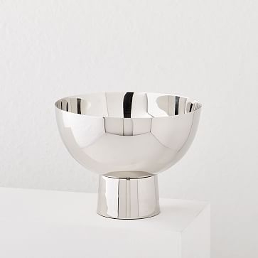 Pure Foundations Vase, Nickel, Large Footed - Image 0