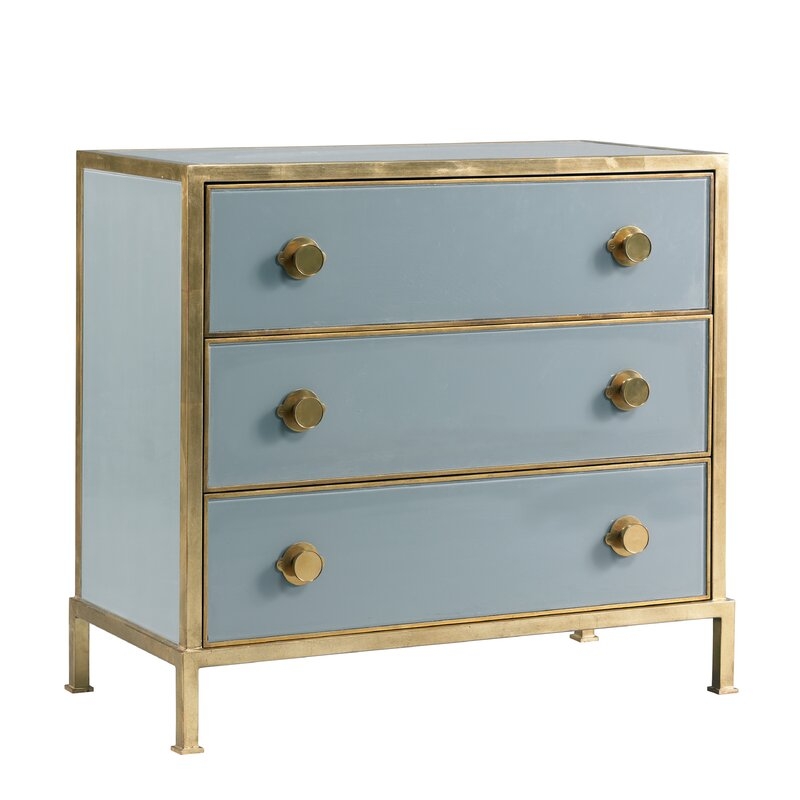 Lillian August Essex 3 Drawer Accent Chest - Image 0