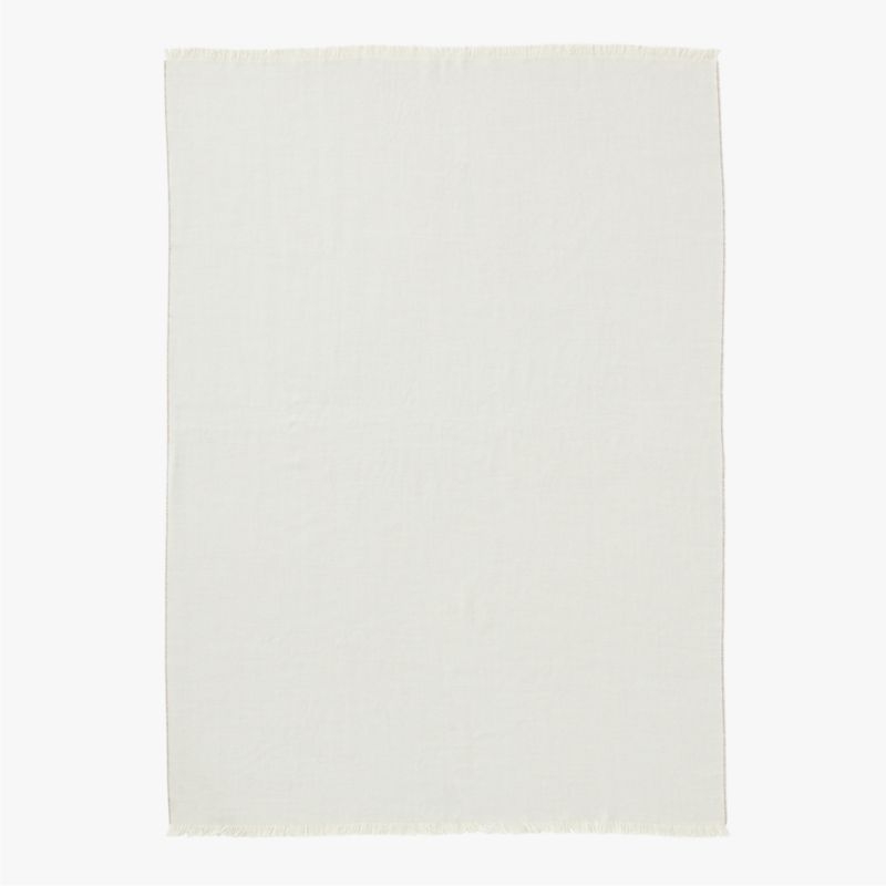 Alaina Light Taupe Alpaca Wool Reversible Throw Blanket 50"x70" - Image 6