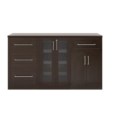 Home Bar 4 Piece Cabinet Set Shaker Style - 21" - Image 0