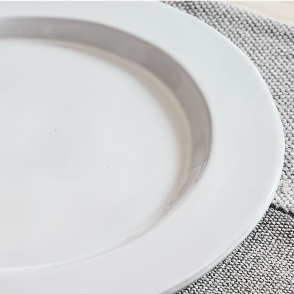 Plano Dinner Plate, Set of 4, White - Image 1