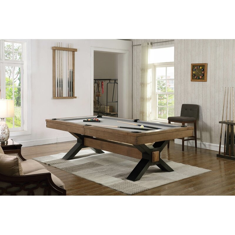 Plank & Hide Nicolas 8' Slate Pool Table with Professional Installation Included - Image 0