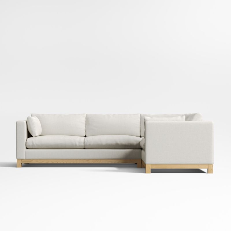 Pacific Wood 3-Piece Corner Sectional Sofa - Image 3