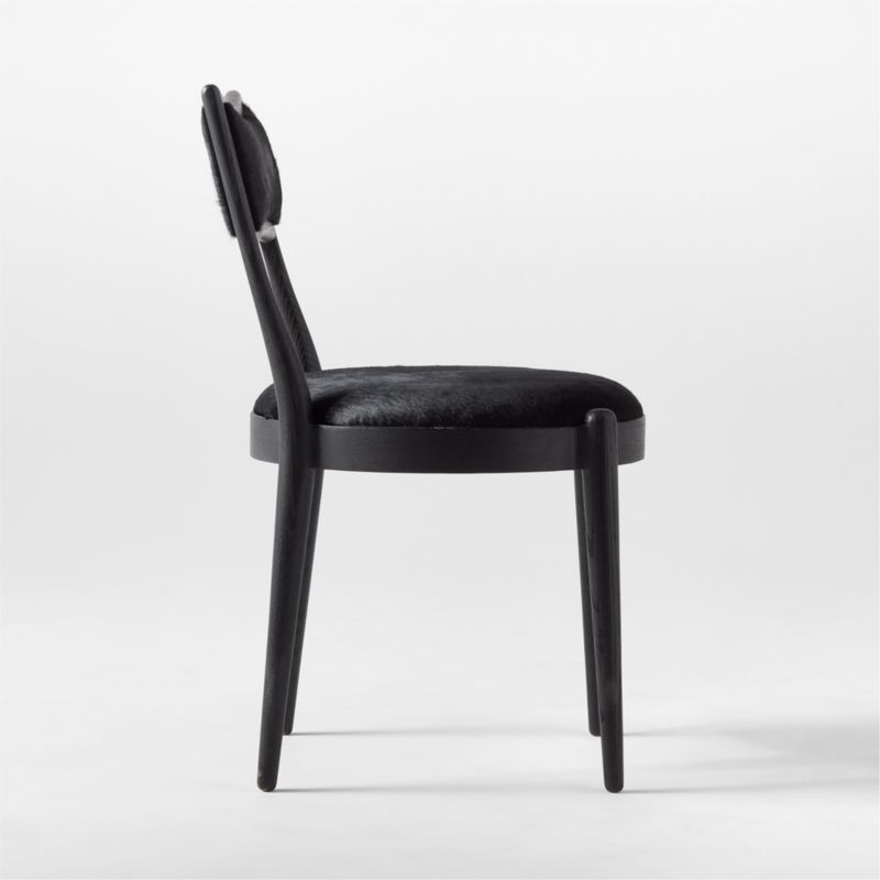 Kir Black Cowhide Dining Chair - Image 3