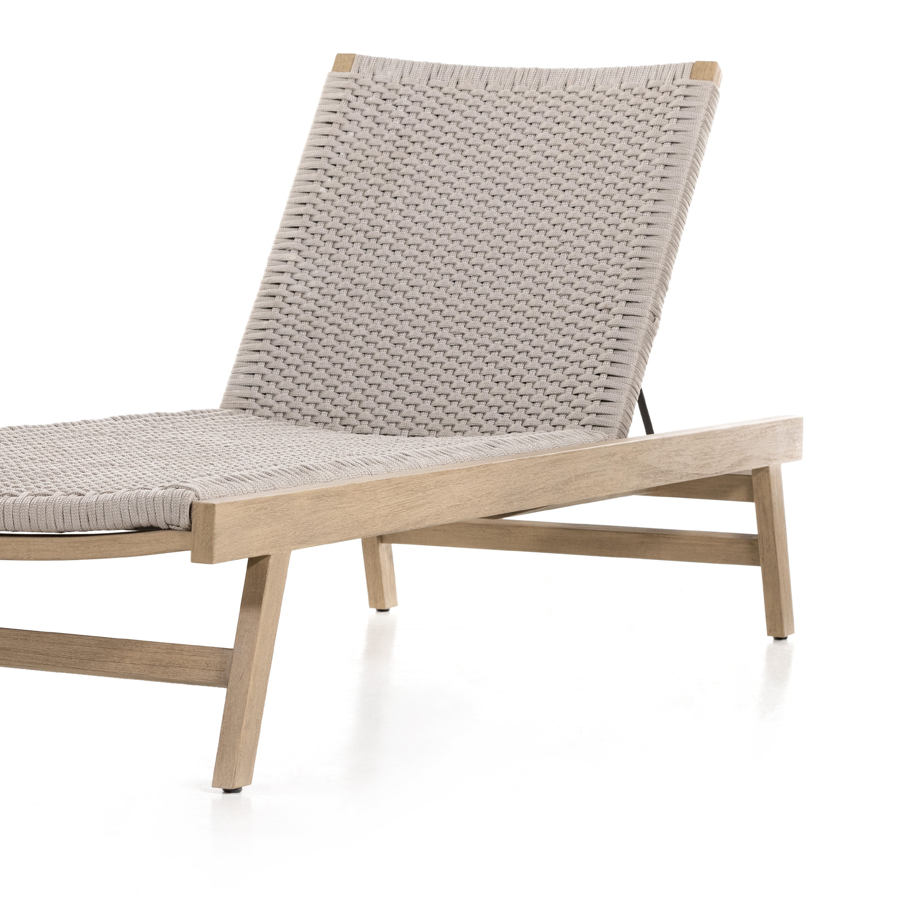 Delano Outdoor Chaise Lounge-Brown - Image 7