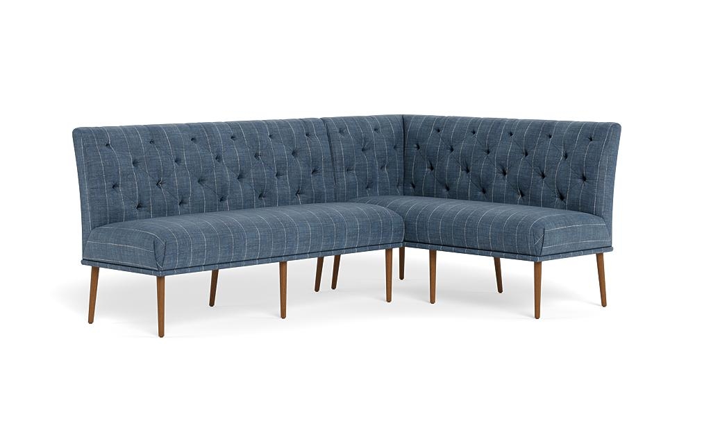 Dorian Upholstered Right Banquette with Tufting Option - Image 1