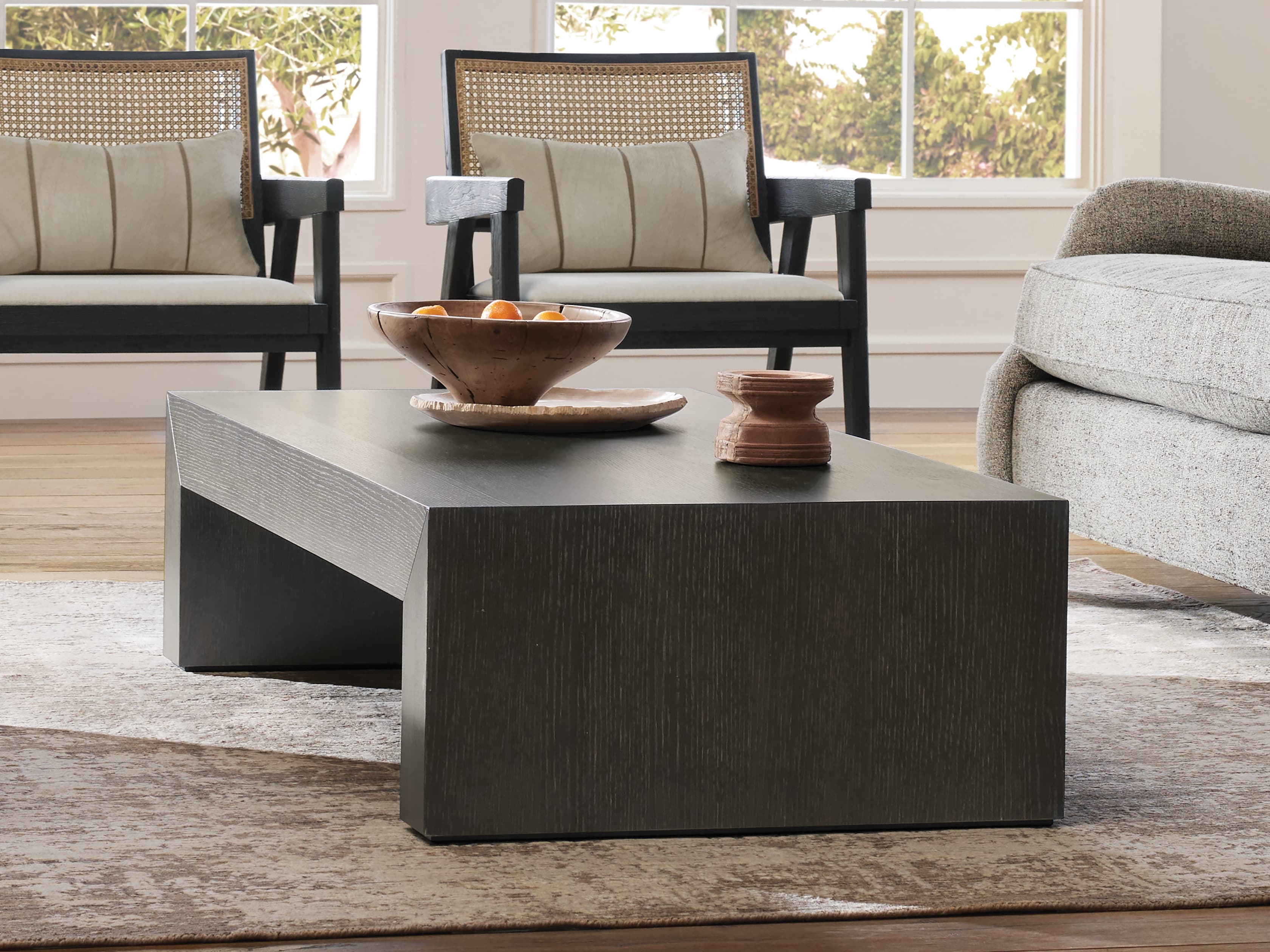 Sullivan Waterfall Coffee Table in Northman Wood Gray  Cinder - Image 0