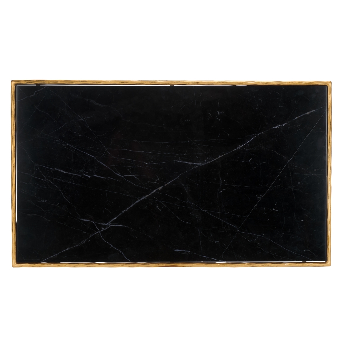 Debbie Metal Coffee Table - Brass/Black - Image 3