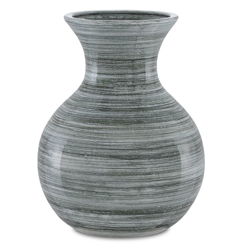 Currey & Company Marci Large Vase Size: 16.25" H x 12.75" W x 12.75" D - Image 0