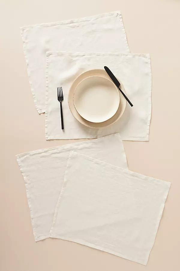 Edison Portuguese Linen Placemats, Set of 4 - Image 0