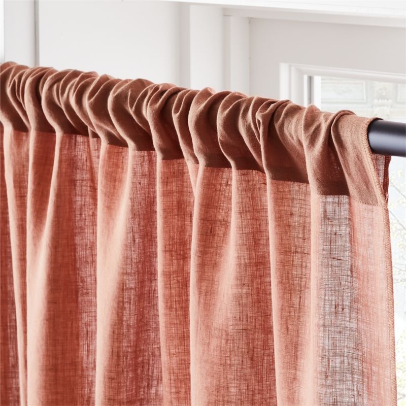 LINEN SIENNA CURTAIN PANEL - Image 2