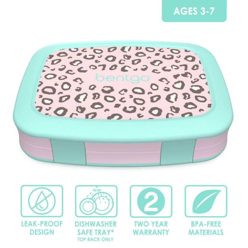 Bentgo ® Leopard Print Kids Bento Lunch Box - Image 4