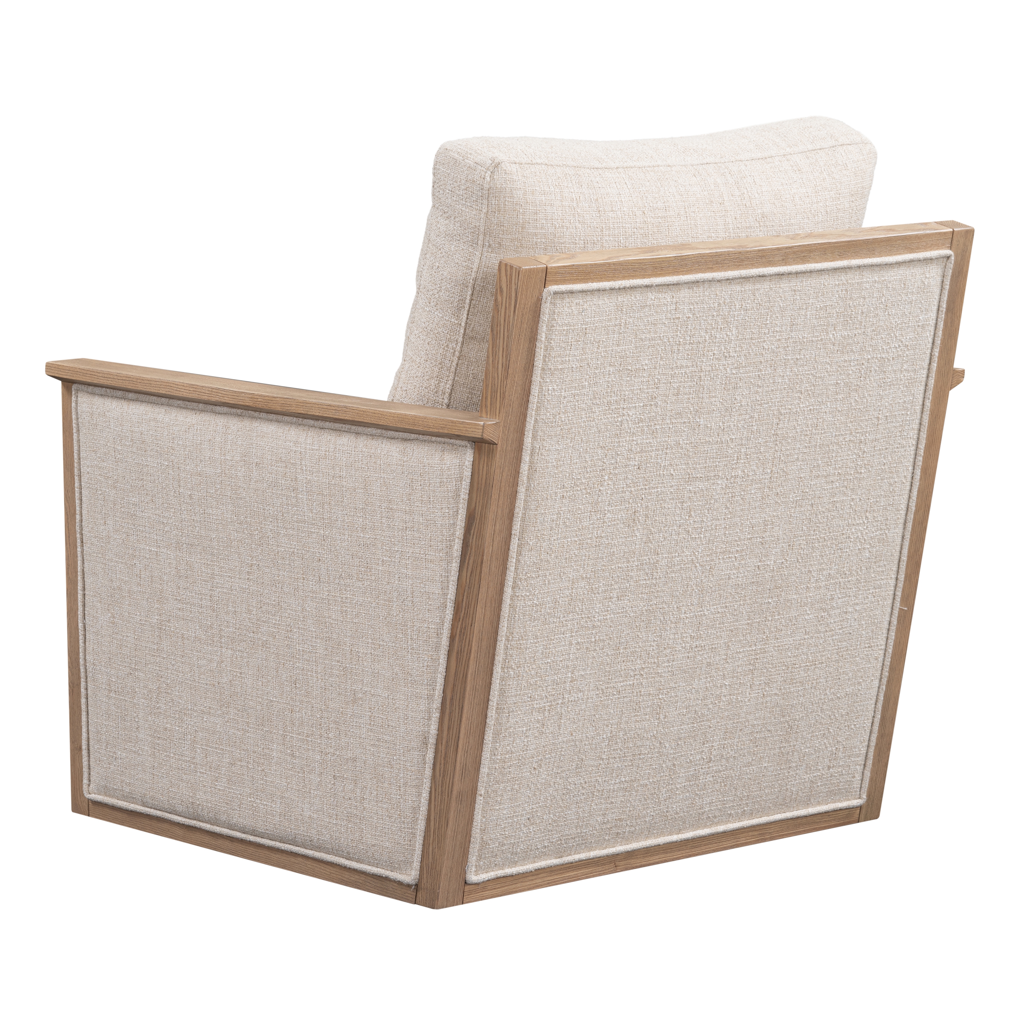 Norman Swivel Accent Chair Natural - Image 3
