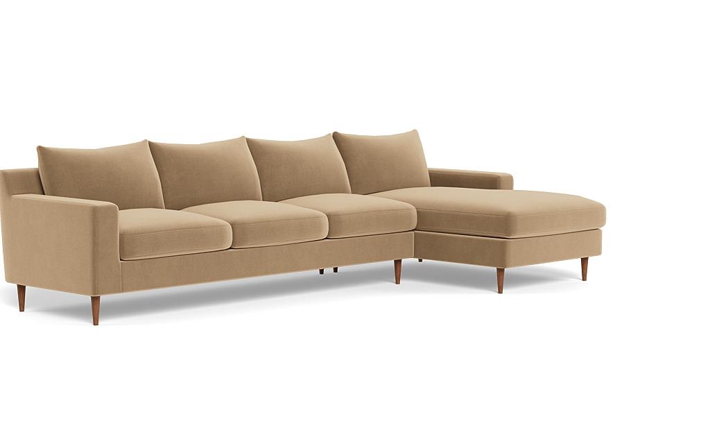 Sloan 4-Seat Right Chaise Sectional - Image 1