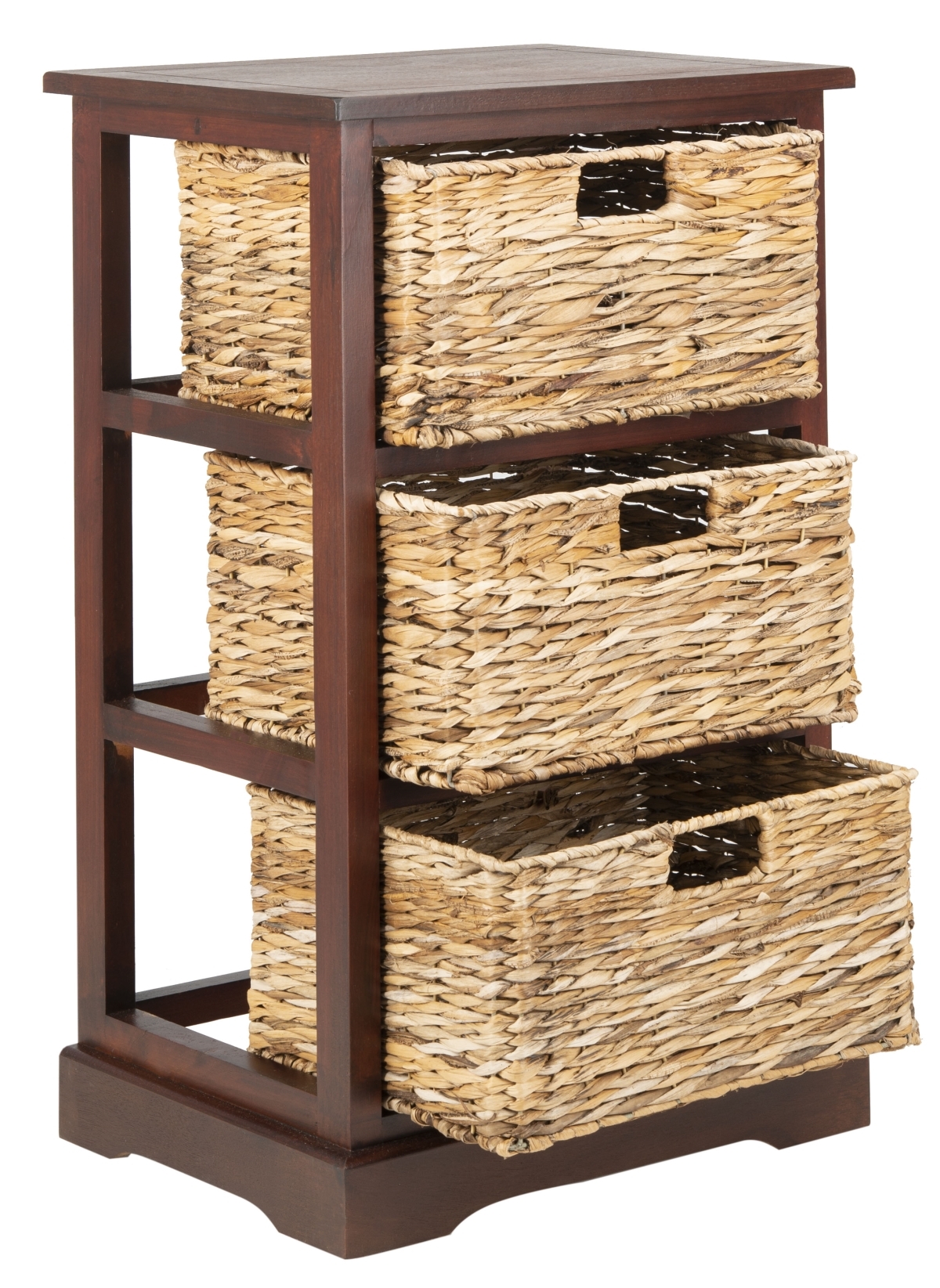 Halle Storage Side Table - Cherry - Safavieh - Image 4