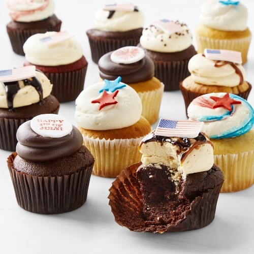 Georgetown Cupcake USA Assorted Cupcakes, Set of 12, Immediate Delivery - Image 0