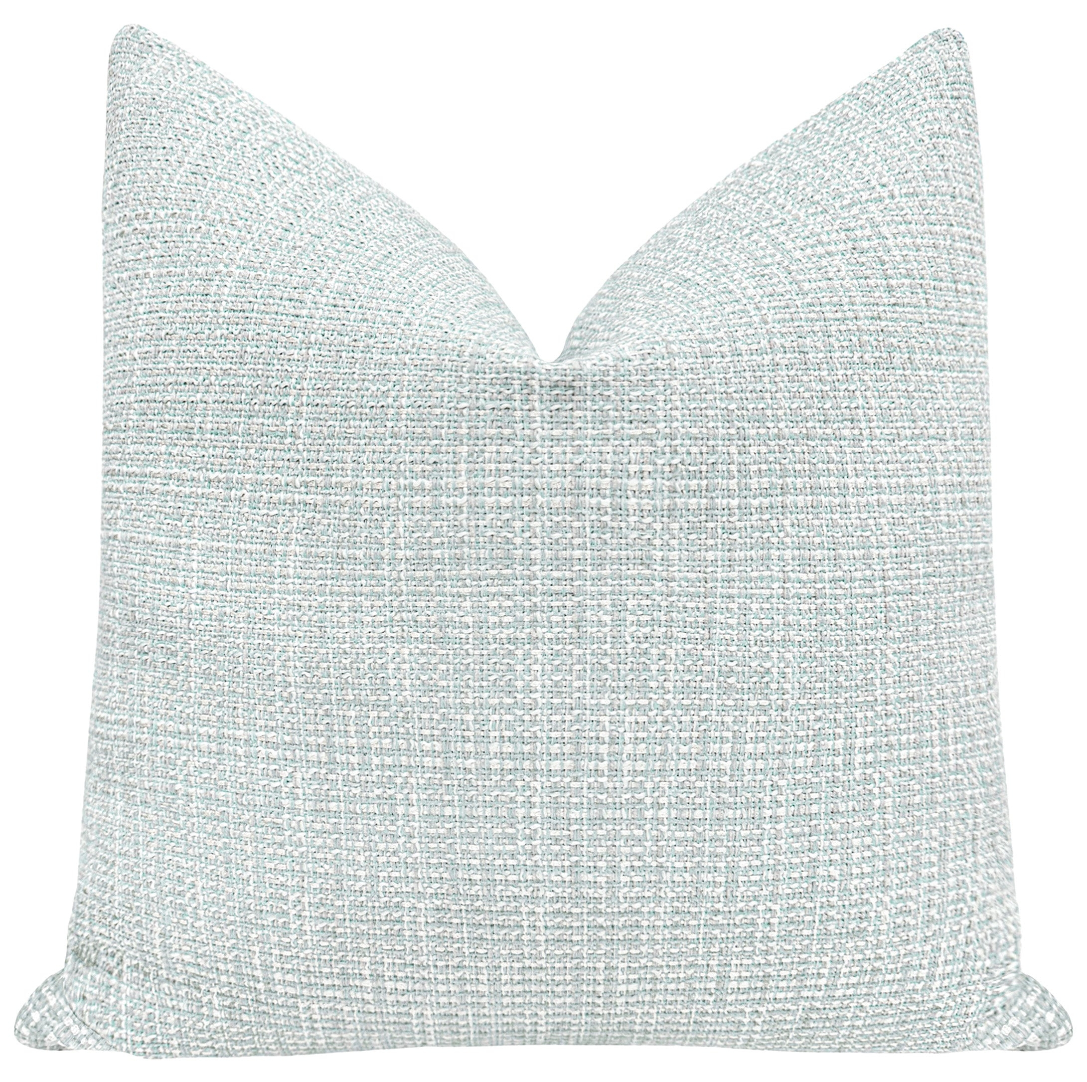 HEPBURN TWEED // MIST - 20" X 20" - Image 0