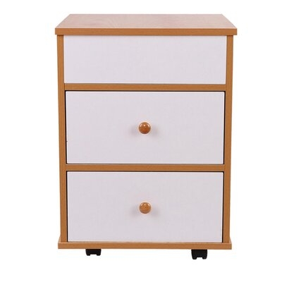 2-Drawer Removable Locker Lifting Table Nightstand - Image 0