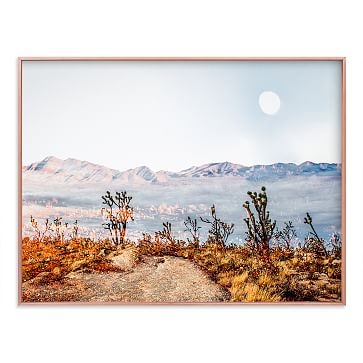 Desert Super Moon by Kate Baird, Natural Wood Frame, 24x18 - Image 0
