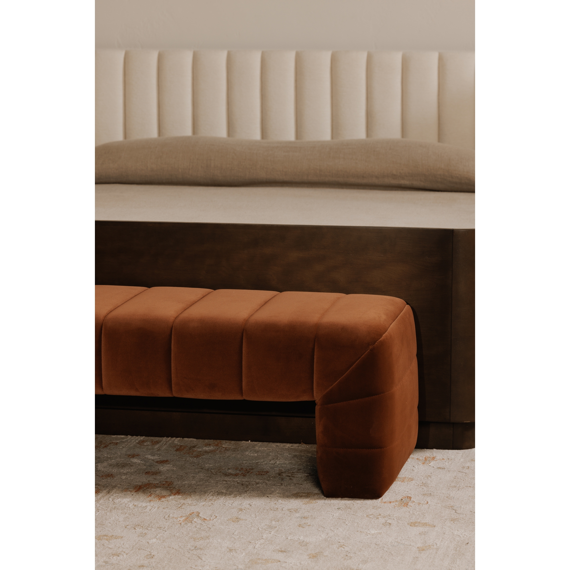 Verity Bench Warm Brown - Image 6